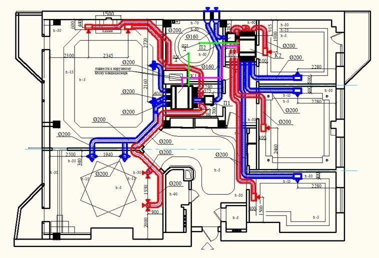 выполнить проектирование системы вентиляции в частном доме
