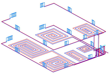 Проектирование отопления