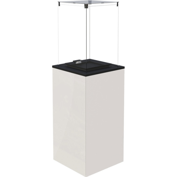 Kratki PATIO MINI/M/G31/37MBAR/B - белое стекло, с ручным управлением